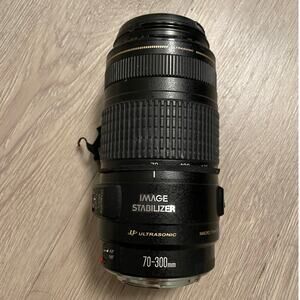 Canon 70-300mm Zoom DSLR Camera EF lens 70-300mm 1:4-5.6 IS USM